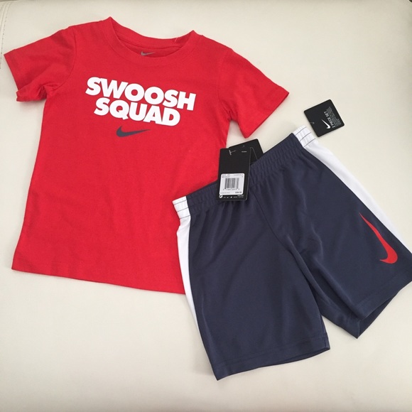 red nike shorts outfit
